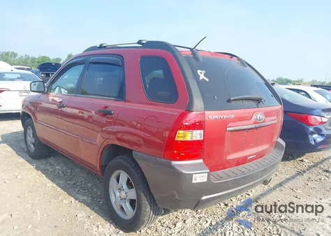 2008 Kia Sportage Lx from USA, damaged, VIN KNDJF724287508646